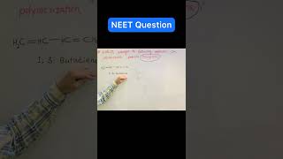 NEET 2023 Question on Synthetic Rubber  Neoprene  chloroprene  Competition Shorts [upl. by Osgood390]