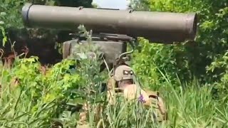 Destruction of the Challenger 2 tank of Ukraine from the Kornet ATGM [upl. by Tullus585]