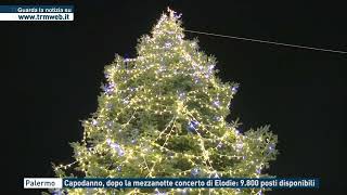 Palermo  Capodanno dopo la mezzanotte concerto di Elodie 9800 posti disponibili [upl. by Sallie]