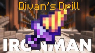 Forging the Divans Drill  Hypixel Skyblock Ironman [upl. by Oruasi]