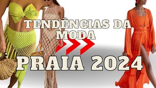 TENDÊNCIAS DA MODA PRAIA 2024  Dicas de moda [upl. by Ppilihp]