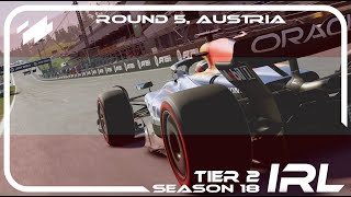 Invictus Racing League F1 23Tier 2Round 5  Austria [upl. by Eelitan]