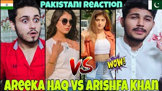 Pakistani Reaction On Areeka Haq Vs Arishfa Khan Tiktok Videos Areeka Vs Arishfa Rk ReActions [upl. by Hirz]