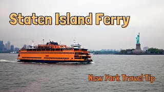 Staten Island Ferry  A Free Statue of Liberty Cruise Alternative [upl. by Weber106]