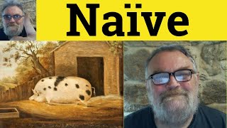 🔵 Naive Meaning  Naïve Examples  Naivety Defined  Naïvely Definition  Essential GRE Vocabulary [upl. by Omero]