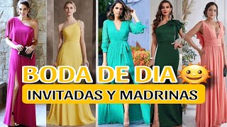 COMO VESTIR para una BODA DE DIA Aqui te Mostramos los Mejores diseños MODA Colores de Vestidos [upl. by Christal]