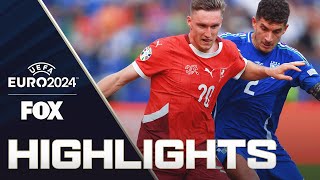 Switzerland vs Italy Highlights  UEFA Euro 2024  Round of 16 [upl. by Steward472]