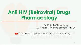 Anti HIV AIDS Drugs Pharmacology  AIDS  AIDS Therapy [upl. by Marvella]