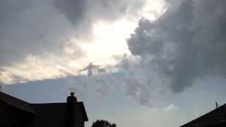 quotAngelquot in the clouds Taken on 519 in Oklahoma City during tornado outbreak [upl. by Ynnor]