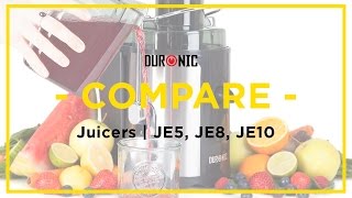 Duronic Whole Fruit Juicers  Duronic JE5 JE8 amp JE10 [upl. by Nike]