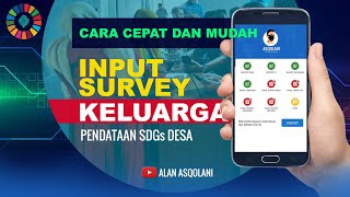 TUTORIAL PENDATAAN SDGs DESA 2021  SURVEY KELUARGA [upl. by Ximenes]