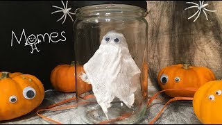 Emission Momes part en live S02E06  DIY HALLOWEEN  Un fantôme en bocal [upl. by Aettam111]