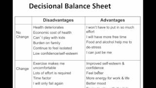 Decisional Balance Sheet [upl. by Atnamas]