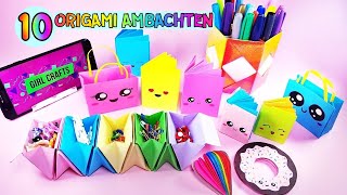 10 COOLE PAPIER AMBACHTEN DIE JE THUIS MOET PROBEREN TE DOEN tijdens Quarantaine  Origami Hacks [upl. by Atlee]