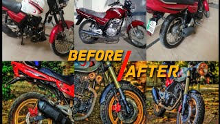 Ravi piaggio Extremely Modified  250cc  Street fighter  Monoshock equiped [upl. by Enayr]