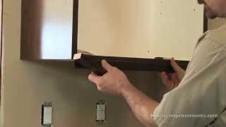 How To Install Cabinet Light Skirt Molding [upl. by Nnaeerb250]