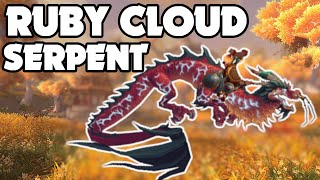 WOW Thundering Ruby Cloud Serpent Mount Skyshard Farm Tutorial [upl. by Suoicserp]