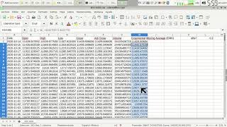 Promedio Móvil Exponencial EMA en hoja de cálculo [upl. by Nnylkcaj]