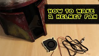 How to make a Mandalorian helmet fan [upl. by Macintyre632]