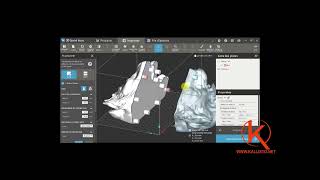 Comment fractionner un fichier stl sur un plan de coupe dans 3D Sprint de 3D Systems [upl. by Renaxela]