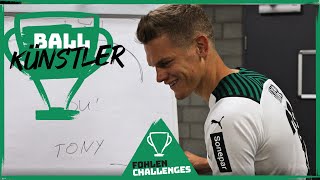 quotFreistoßBanane oder Bananenschussquot 🤔😅  Ballkünstler mit Matze Ginter und Yann Sommer  Borussia [upl. by Lotus]