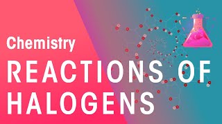 What Are The Reactions Of Halogens  Reactions  Chemistry  FuseSchool [upl. by Jarib458]