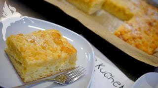 Klassischer Butterstreusel vom Blech  Butterstreuselkuchen  Klassischer Streuselkuchen  Kuchenfee [upl. by Eillat]