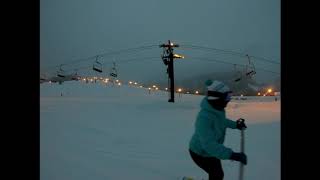 Skiing at Summit West Green and Blue trails [upl. by Naivart540]