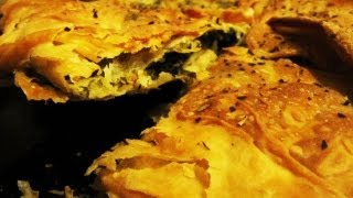 How to make an easy Filo Pastry Phyllo Dough from scratch fast method less rolling [upl. by Tadd387]