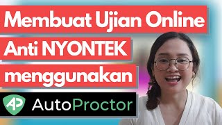 Cara membuat soal ujian online quotanti menyontekquot di Google Formulir [upl. by Arrahs]