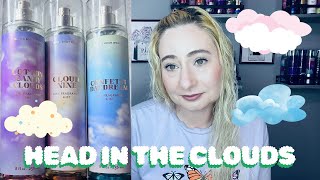 REVIEW amp COMPARISONS OF THE HEAD CLOUDS ☁️ COLLECTION  SUMMER SAS BATH amp BODY WORKS [upl. by Enel223]