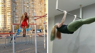 Girl Shows Off Amazing Pull Up Skills [upl. by Giana]