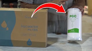 Carbon Water Filter Product Review  PGC SimPure Filter [upl. by Ecnerret318]