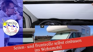 Einbau des Dometic Frontrollo und Seitenrollo ins Wohnmobil [upl. by Ade]