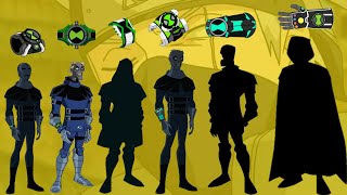 Michael Morningstar  Darkstar all versions with different omnitrix Fan made  Ben 10 [upl. by Eciruam]