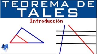 Teorema de Tales  Introducción [upl. by Akemehc]