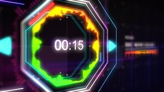 Countdown Timer 1 min v 507 News Theme Equalizer Remix2  Music Visualizer  sound effects 4k [upl. by Ainnet]