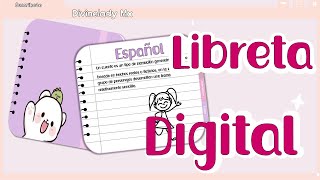 COMO HACER UNA LIBRETA DIGITAL  CUADERNO DIGITAL DESDE POWER POINT [upl. by Selden573]