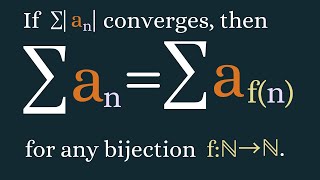 Real Analysis  Rearrangements of absolutely convergent series [upl. by Granny960]