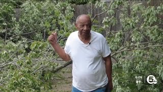 Elderly Cleveland couple has no power no car and no patience after Tuesdays storms [upl. by Haididej]