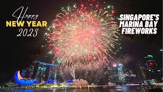 Singapore Countdown Marina Bay Sands  Happy New Year 2023 [upl. by Legra]