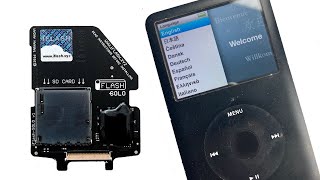 APPLE IPOD CLASSIC REFURBISHMENT AND IFLASH SD UPGRADE 4K [upl. by Derriey]