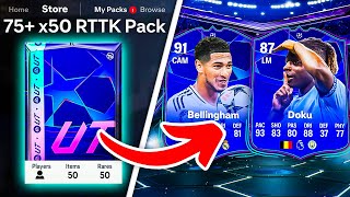 75 x50 RTTK PACK amp TOTW PACKS 🤯 FC 25 Ultimate Team [upl. by Krystyna]