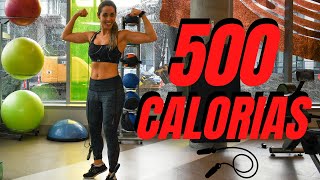 TREINO HIIT COM CORDA PARA QUEIMAR 500 CALORIAS  emagrecendo pulando corda [upl. by Nonnel71]