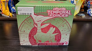 quotGirafarig Backwardsquot Temporal Forces Elite Trainer Box Opening pokemon temporalforces [upl. by Wentworth]