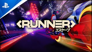 Runner  Launch Trailer  PS VR2 Games [upl. by Anauqal]