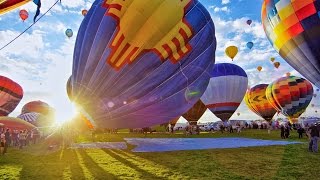 The Worlds Largest Hot Air Balloon Fiesta In 4K [upl. by Aliuqa570]