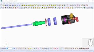 VariCAD – Creating an Exploded View of Assembly [upl. by Fran959]