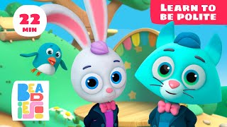 Beadies — Learn to Be Polite — Collection of Episodes — Cartoons for Toddlers [upl. by Porcia]