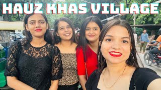 Places to Visit in Delhi NCR  Hauz Khas Village Nightlife  Bars Cafes amp Pubs Tour vlog weekend [upl. by Notyarb]